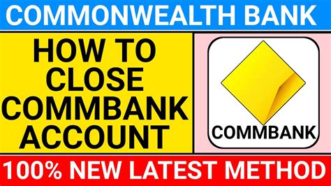 close account commbank